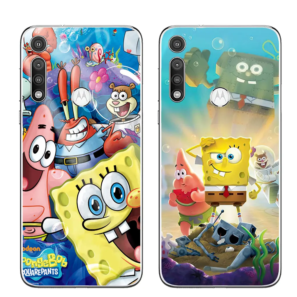 SpongeBobs Sponges SquarePants Bobs Phone for Samsung Galaxy A04 A14 A23 A34 A54 M23 M33 M52 M53 M30S M31 M51 M21 Cover Case