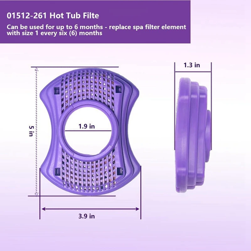 Visão Spa Filtro Carcaças, Projetado para Spas e Hot Tubs,Hot Tub