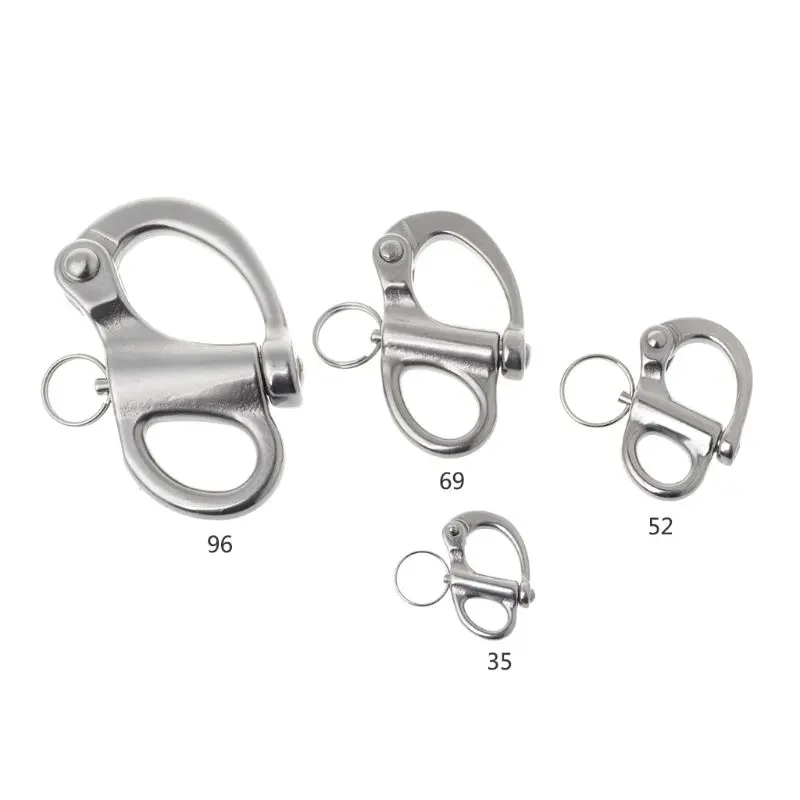 Rigging Sailing Fixed Bail Metal Shackle Fixed Eye Hook Livi