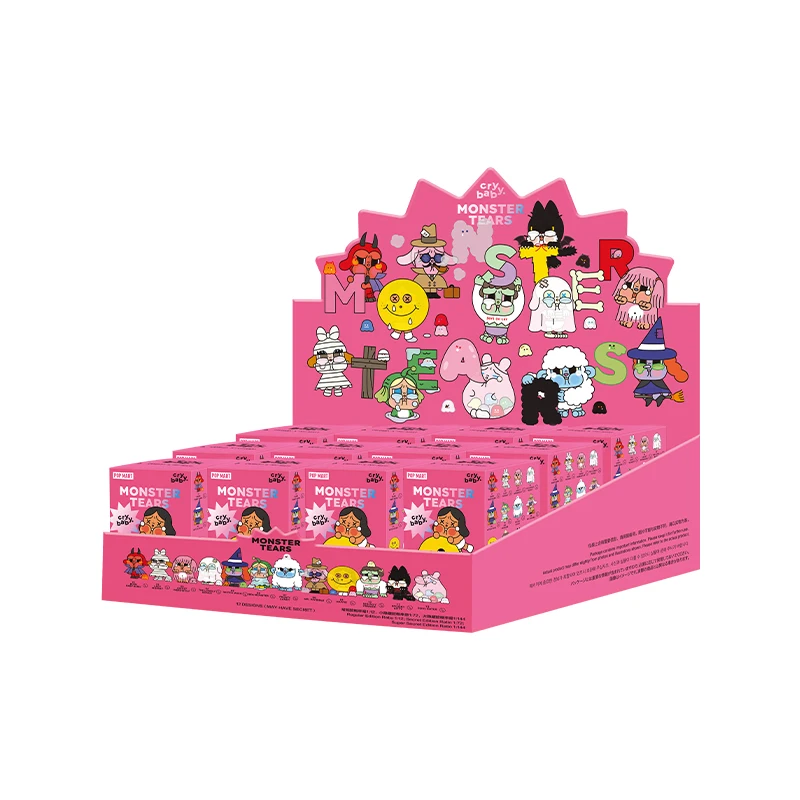 R*♡様 POP MART MONSTER TEARS 12デザイン POP MART CRYBABY Monster Tears Series Caja Misteriosa 1PC/12PCS