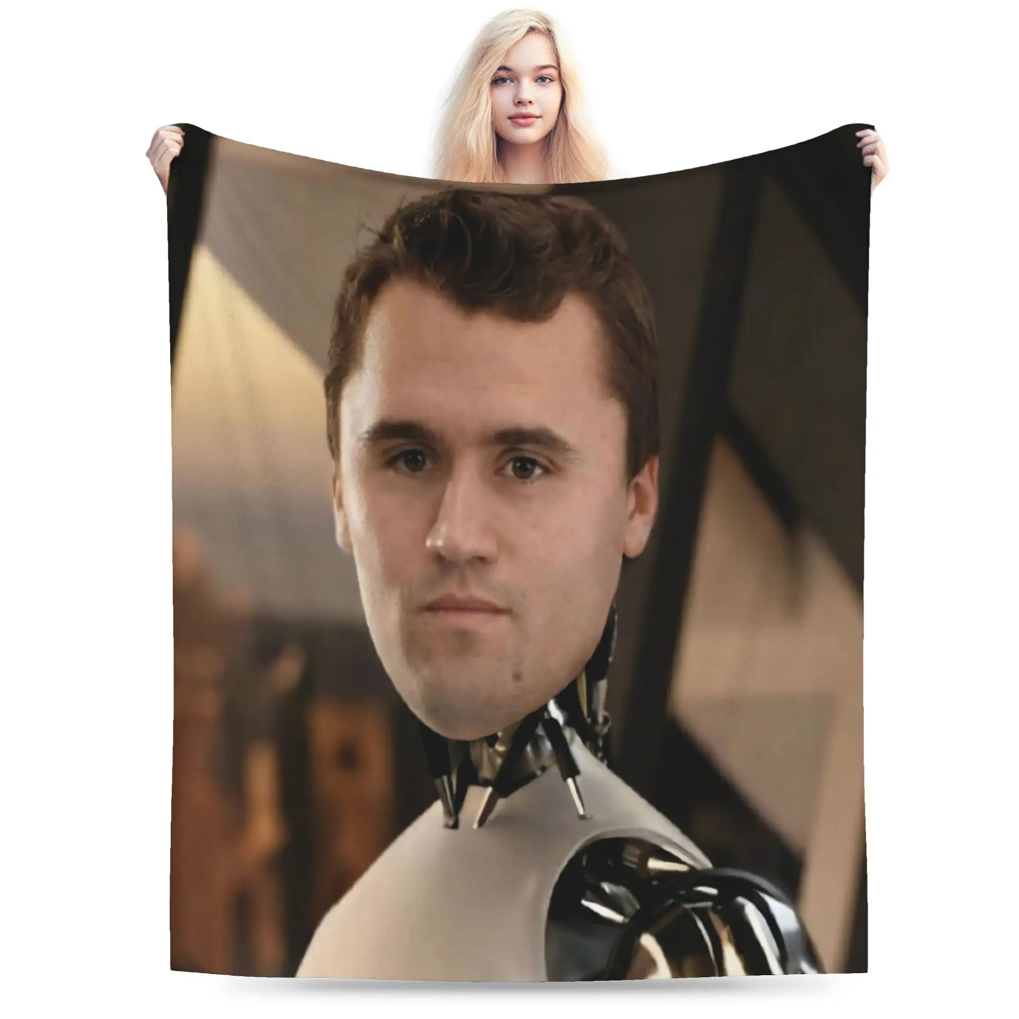 Relax Charlie Kirk funny meme Blanket Accessories Home Decorative  Blanket Throw Warm Fleece for Outdoor