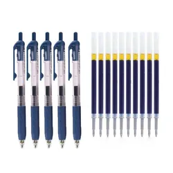 20Pc Press 0.5mm Doctor Gel Prescription Pen Refill Large Capacity Blue Black Ink Pen Writing Stationery Office School Supplies