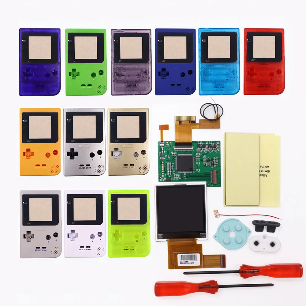 

Hispeedido 2.2 Inches GBP IPS LCD High Brightness LCD Screen for Nintendo Game Boy Pocket No Need To Cut The Shell
