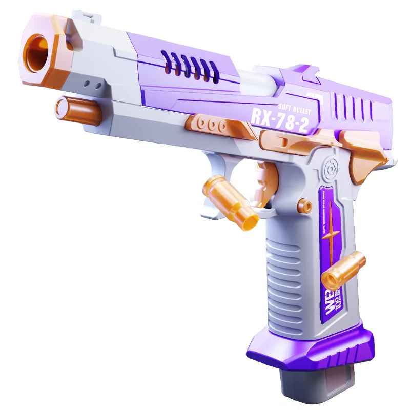 탄피 배출 장난감 블래스터 수동 발사 폼 총알 총 현실적인 시뮬레이션 소프트 다트 블래스터 사격 게임 소년 선물