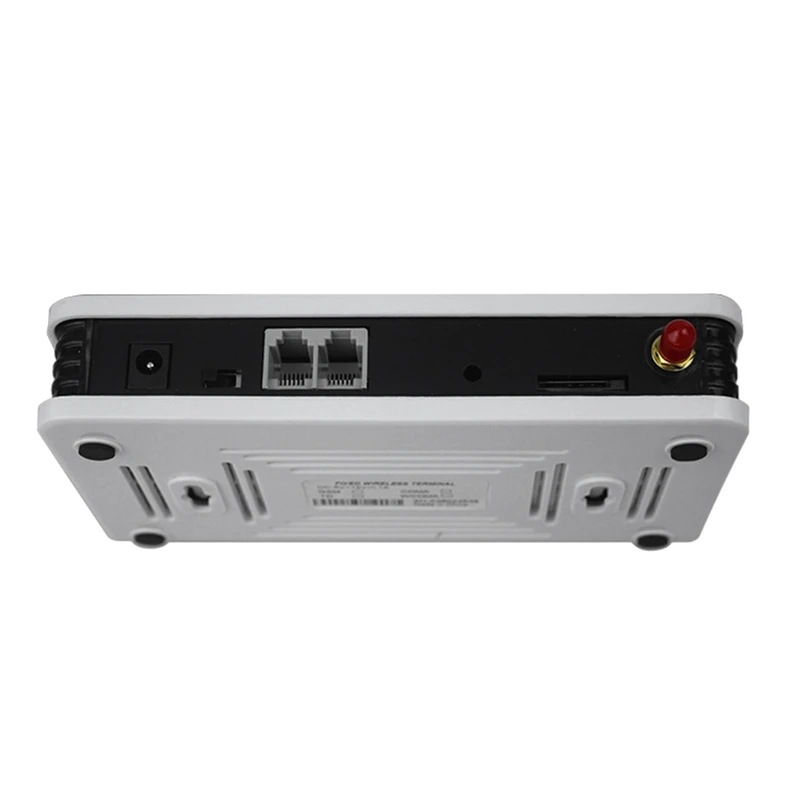 무선 터미널 흰색 플라스틱 4G DTMF, 데스크탑 유선 전화 오디오 카세트 셀룰러 카드 (US 플러그)