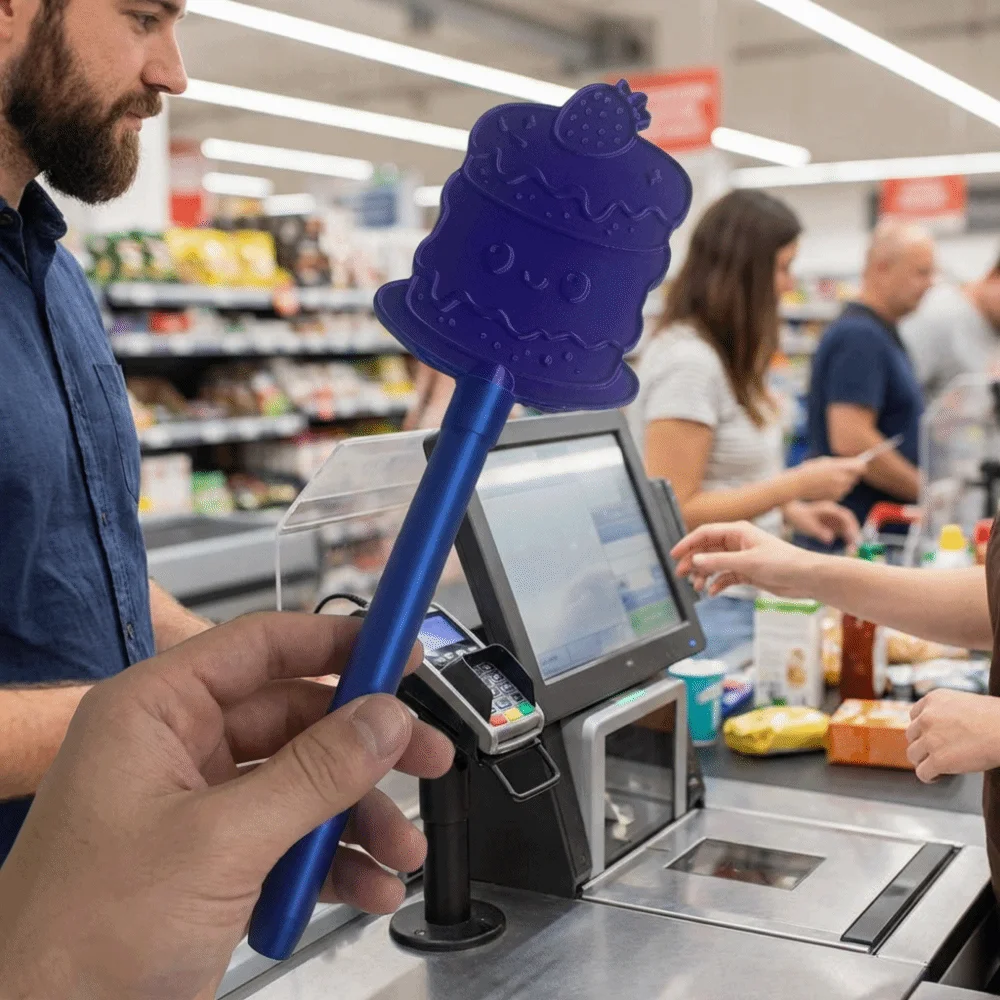 suporte-portatil-para-cartao-de-credito-sem-contato-impresso-em-3d-com-design-de-varinha-magica-estrela-leve-decorativo-divertido-e-fofo