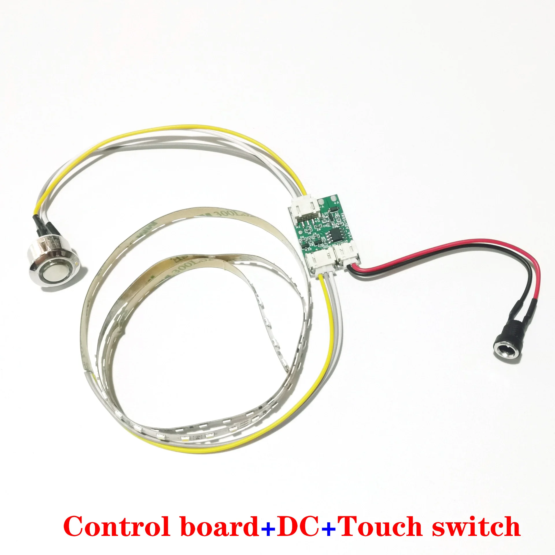 

LED Dimmer 12V Touch Switch for LED Strip Light Stepless Dimming Brightness Control Board DC 5V-24V Dimmer Button Control