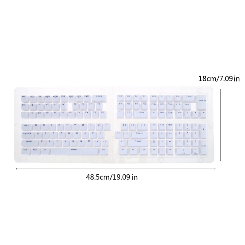 132-Tasten-PBT-Tastenkappen mit zweifarbiger Einspritzung und OEM-Profil für mechanische Tastaturen zum Selbermachen