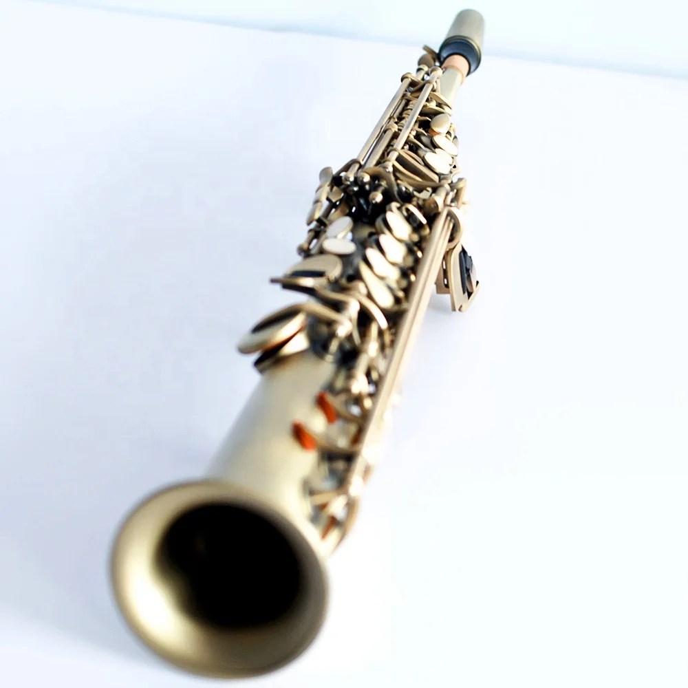 Accept OEM Soprano Saxophone Straight Cylinder Saxophone