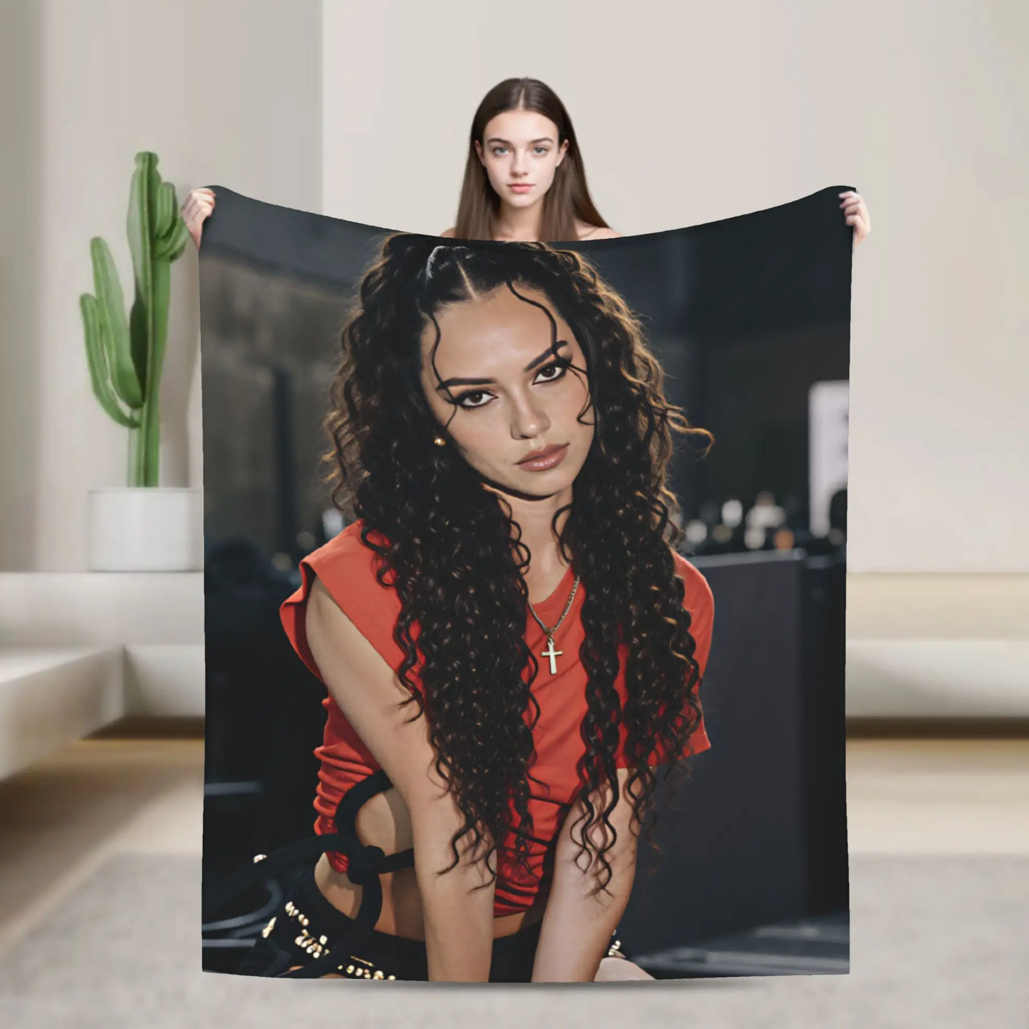 Katseyes Daniela Blanket Quality Soft Warm  Throw Blanket Winter Kids Outdoor Fashion Bedspread