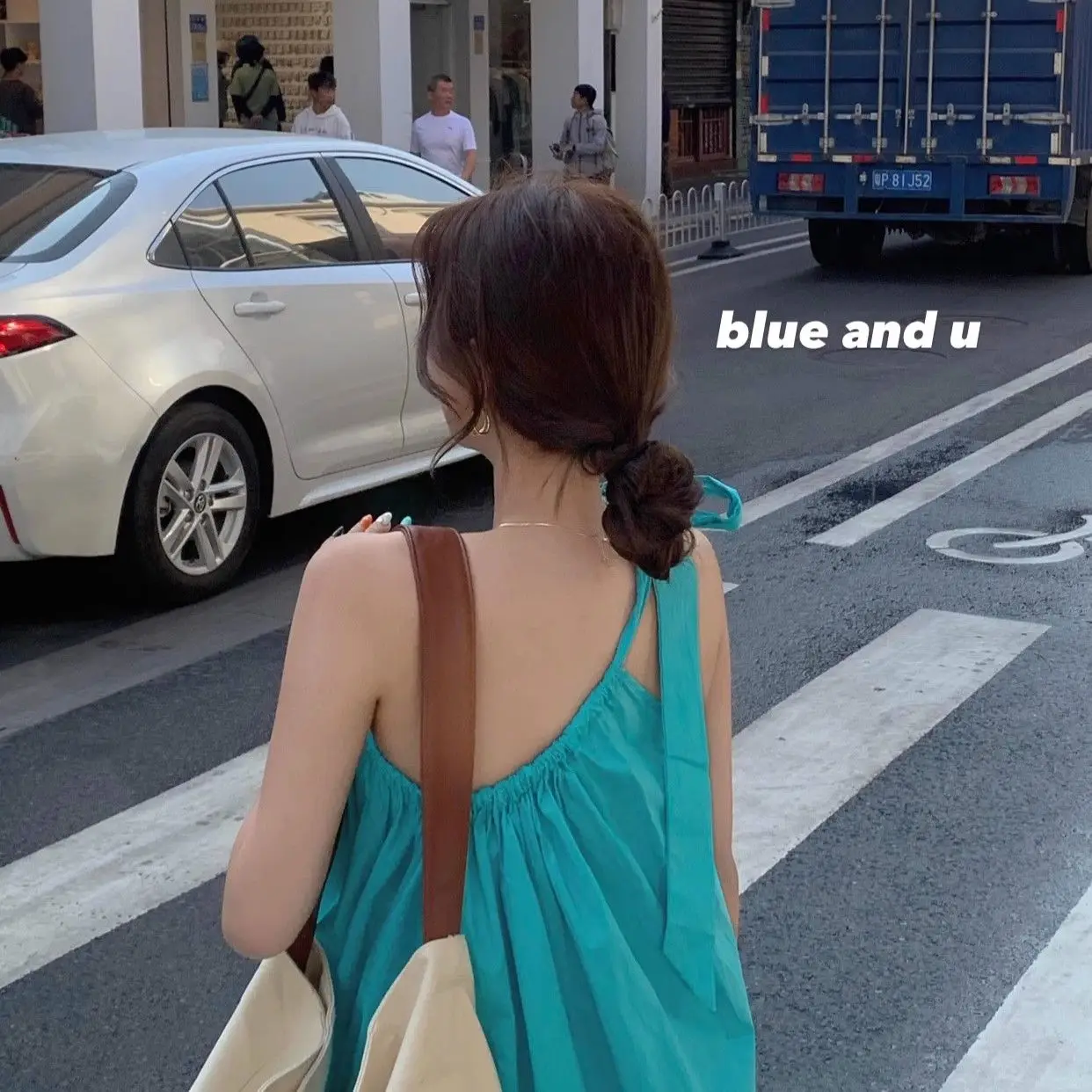 فساتين نسائية بدون أكمام فستان Milkmaid ربيعي شيفون Ditsy عيينة زهرية مجمعة مكشكشة جماليات عتيقة أنثوية #6