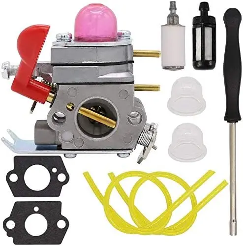Carburador PP258TP para Podadora de Césped Poulan 530071811 358791030 3 Zama C1U-W19 P4500 P4500E PP025 PP125 PP125E