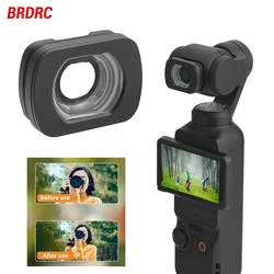 BRDRC Wide-Angle Lens Filter for DJI Osmo Pocket 3/Pocket 4,112° Capture More In Every Frame Handle Gimbal Camera Accesories