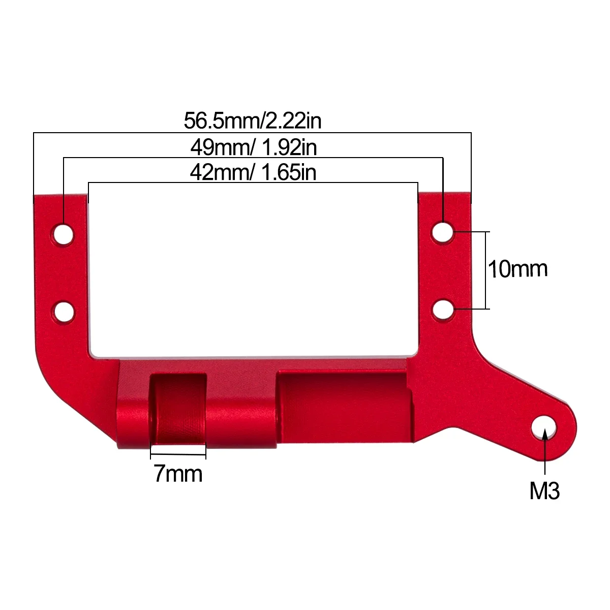 Stojak do montażu serwo osi aluminiowej CNC do TRX-4 części zamienne 1/10 zdalnie sterowany samochód gąsienicowy TRX4