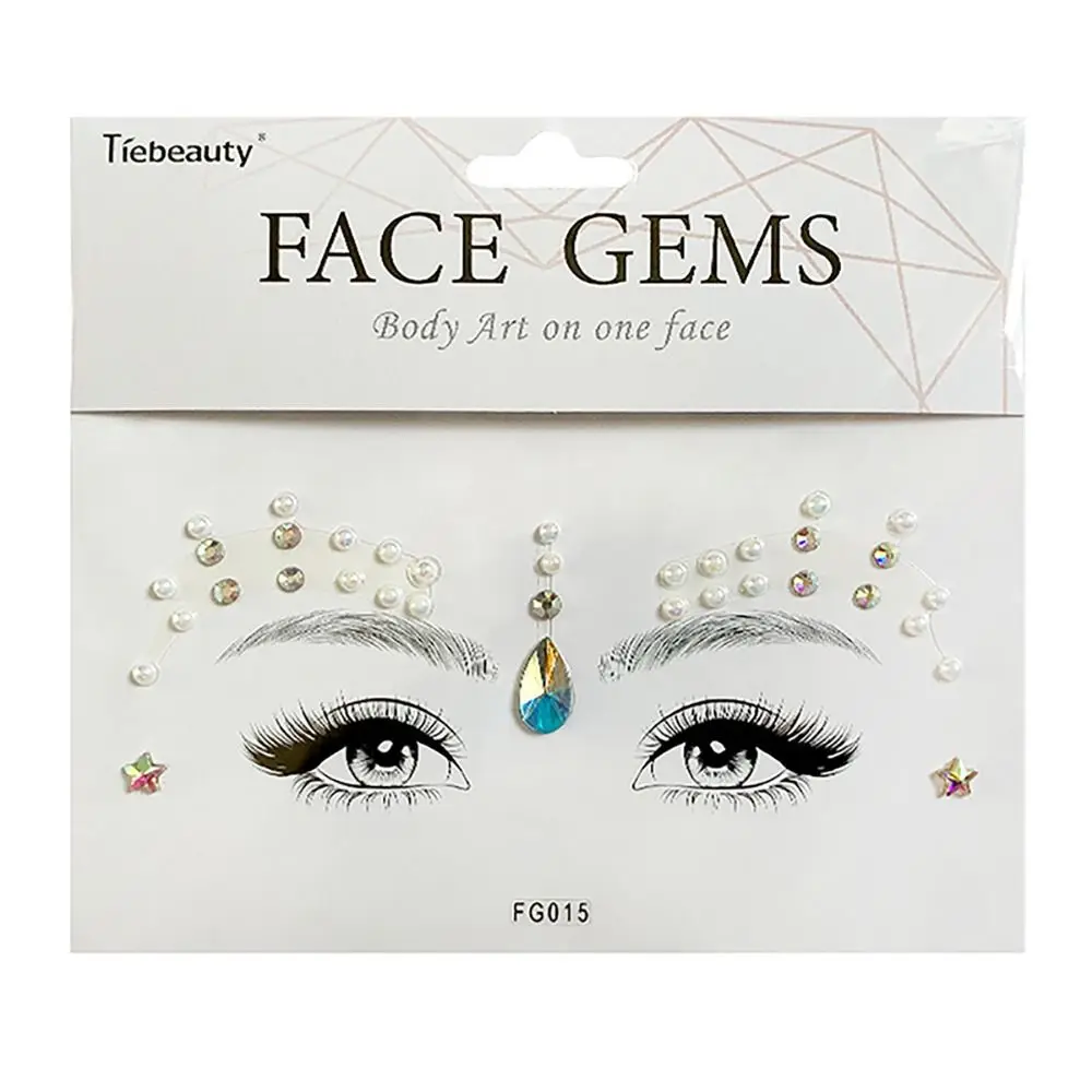 

Makeup Decoration Eyes Shadow Crystal Nail Art Charms Face Body Colored Rhinestone Face Tattoo Stickers Temporary Tattoo
