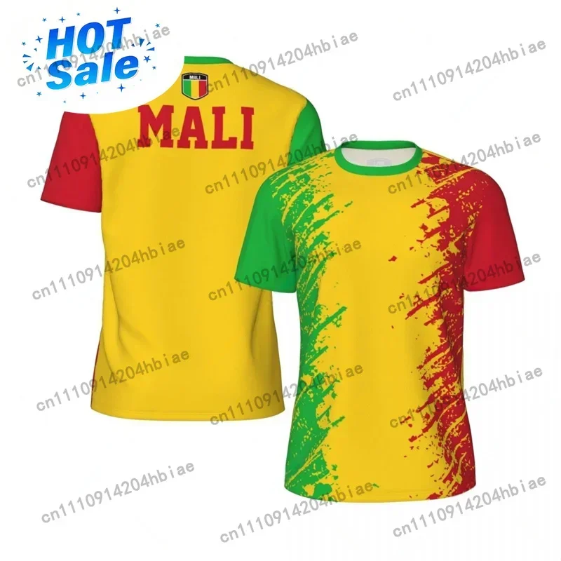 African Mali Graphic T-shirt Men Casual Streetwear Oversized Short Sleeve Summer 3D Printed Sports Fitness Football T Shirts