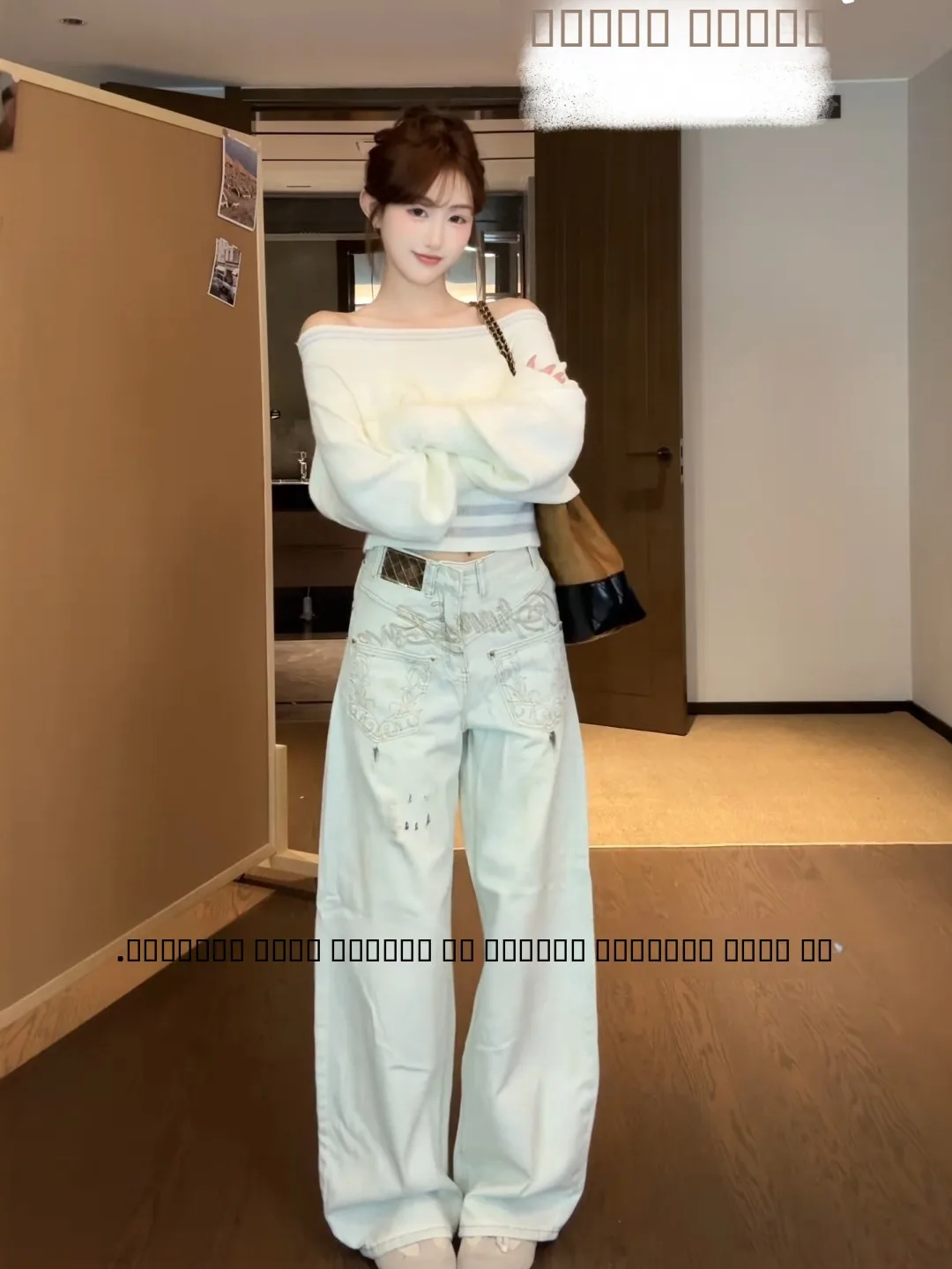 ملابس تريكو طويلة مائلة للسيدات من Lazy Sle ذات ألوان علوية من Blo Base Layer irt Pure Desire White مضادة للشيخوخة #4