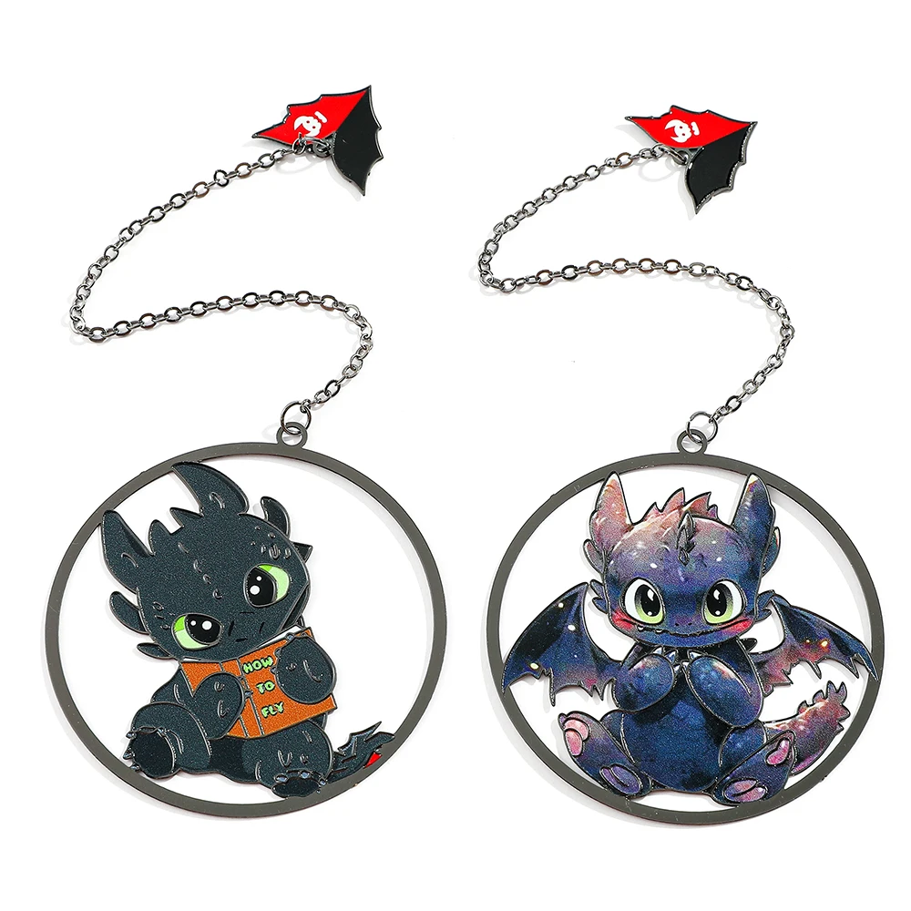 Creative two cute little black dragons, stainless steel as the warmest gift for those around you, portable for office and study.