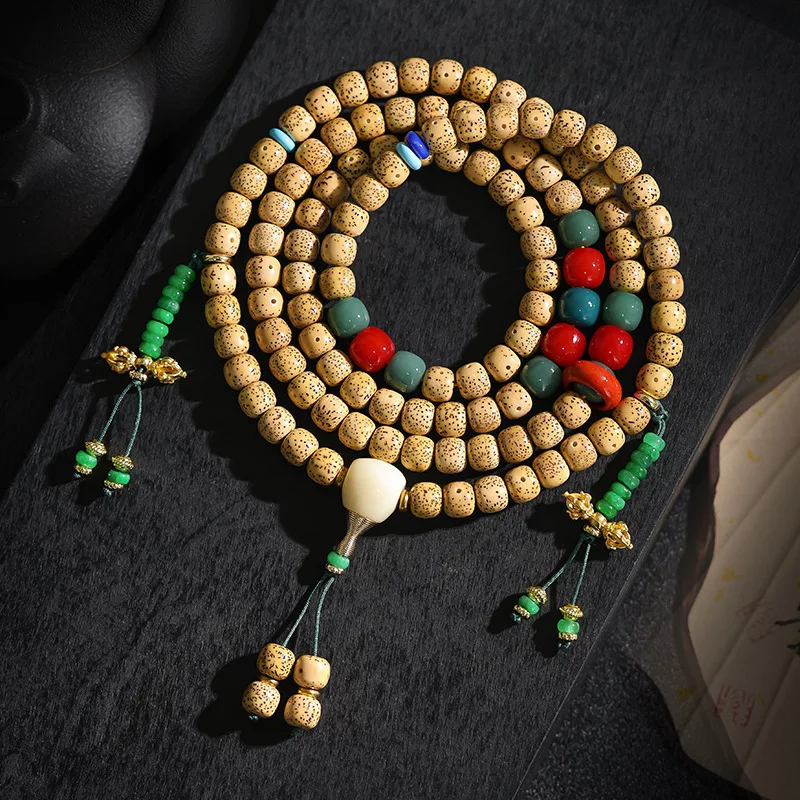 Hainan Xingyue Seed 108 Lunar January Bodhi High-Oil Density Bodhi Bracelet Buddha Beads Crafts Men