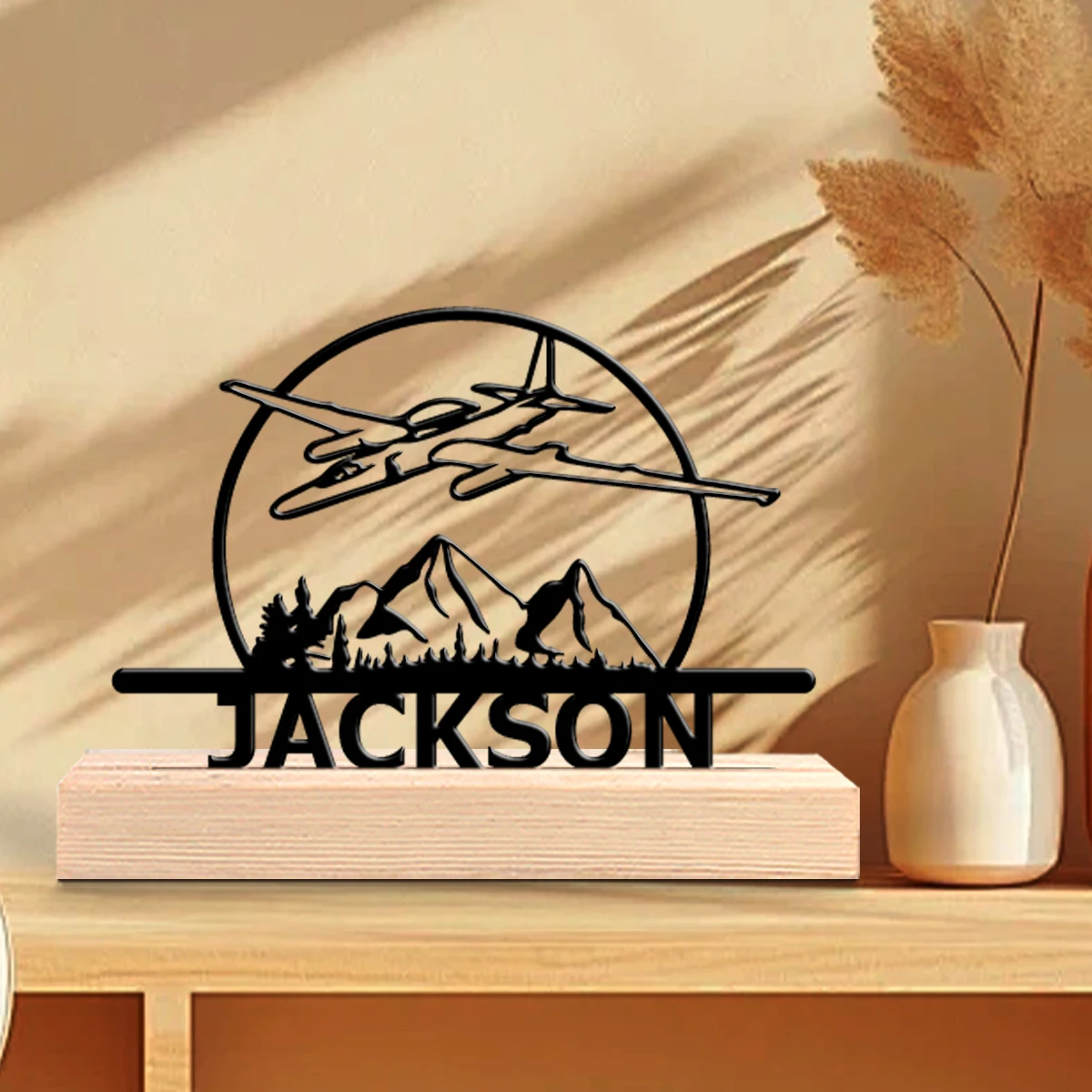 Desktop Laser Engraver - 1 buah Patung Logam Meja Menarik