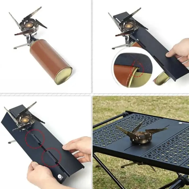 ل Iwatani CB-JCB سبائك الألومنيوم الجدول مجلس IGT 0.5 وحدة مجلس التيتانيوم النقي موقد حامل في الهواء الطلق موقد للتخييم الملحقات #4