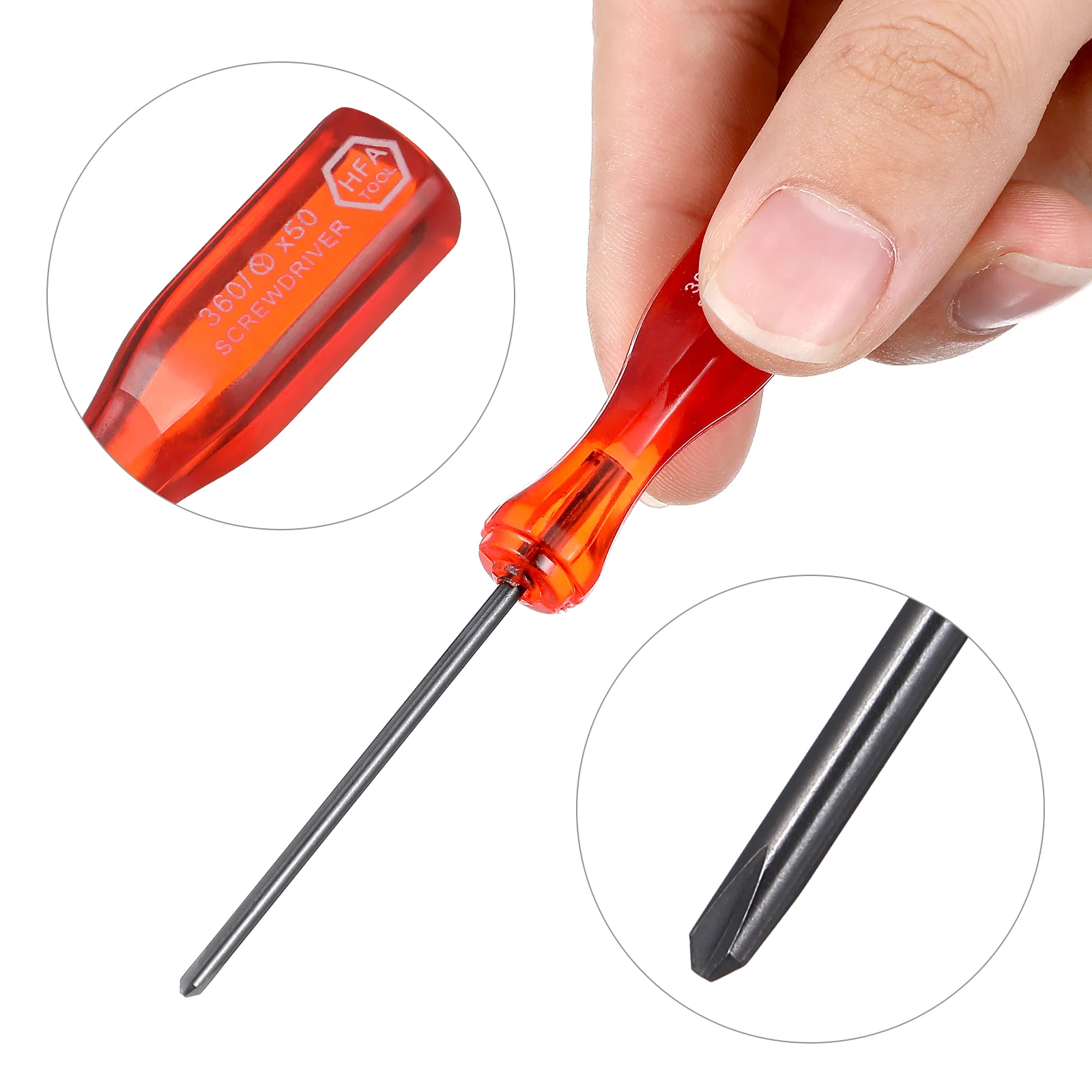 Tournevis TriOOPortable Triangle Y-Tip, Outil de Réparation pour/DS /DS/délibérément Boy Advance SP (Rouge)