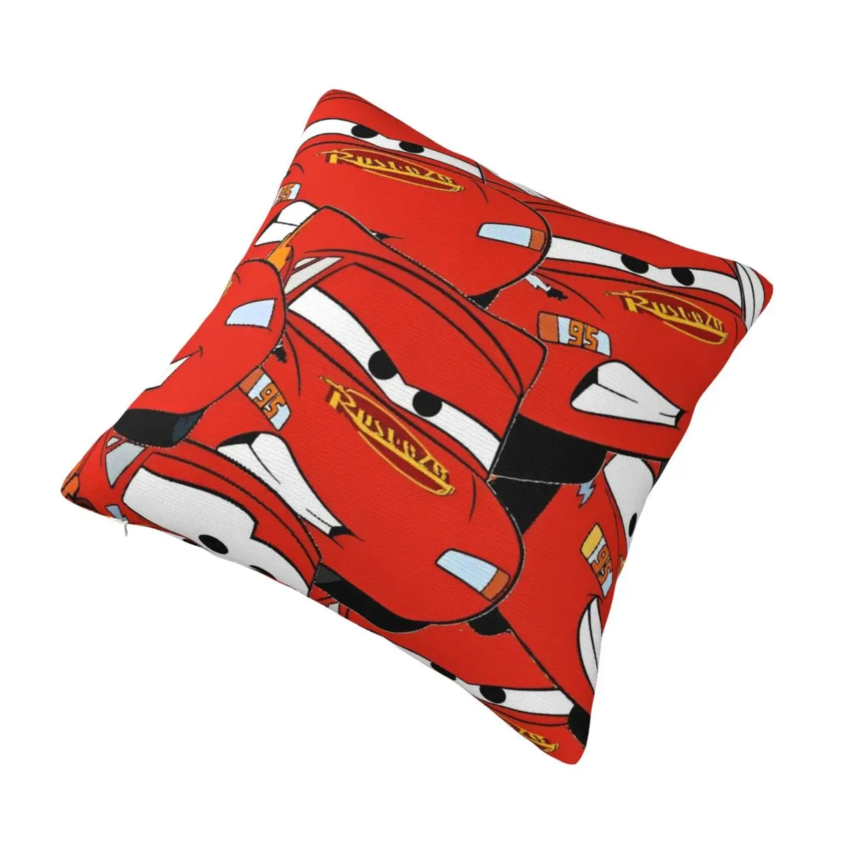 Lightning Mcqueen Pillowcase Printing Fabric Cushion Cover Decoration Pillow Case Cover Home Zippered 45X45cm Multi Size