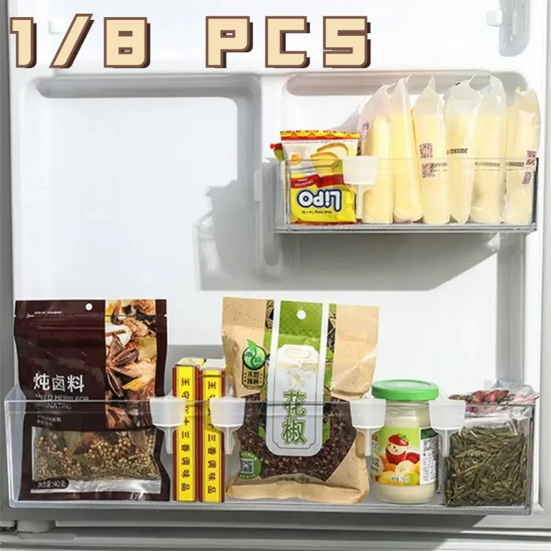 For Refrigerator Organizers 1/8 PCS Refrigerator Storage Partition Kitchen Storage & Organization Fridge Organizer Shelf Items