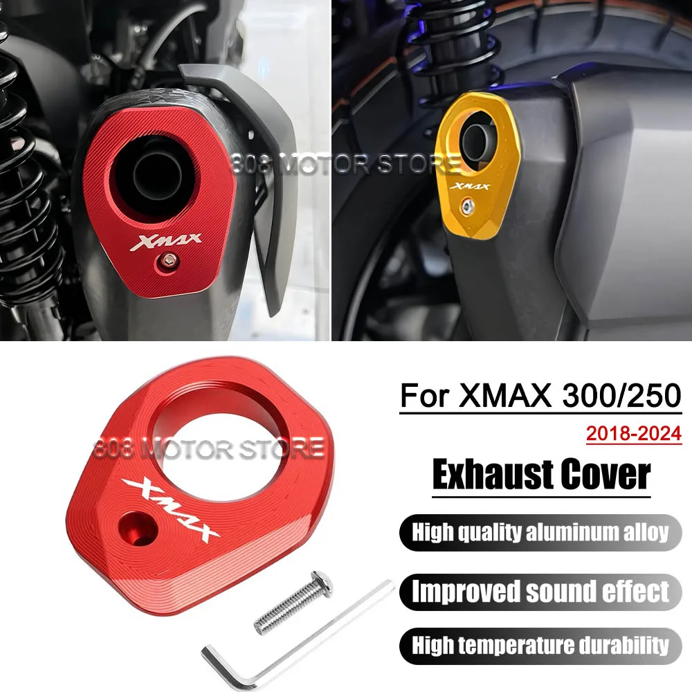 

For Xmax 300 250 xmax 2018-2024 Motorcycle Accessories Exhaust Pipe Cover Protective Cover