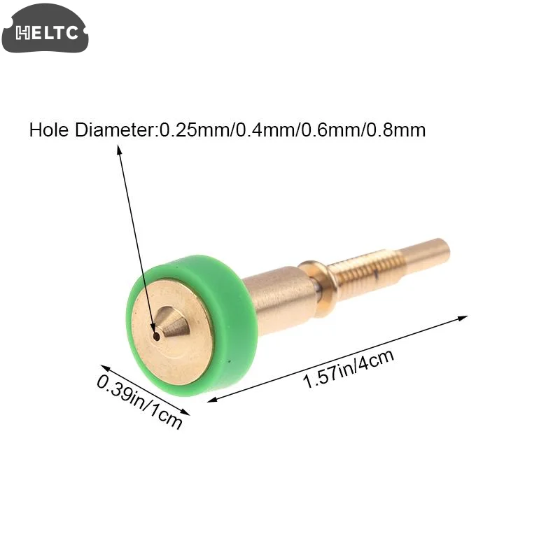Boquillas todo en uno para impresora 3D, boquillas de latón y titanio para extrusora Hotend, 0,25/0,4/0,6/0,8MM, 1 ud.