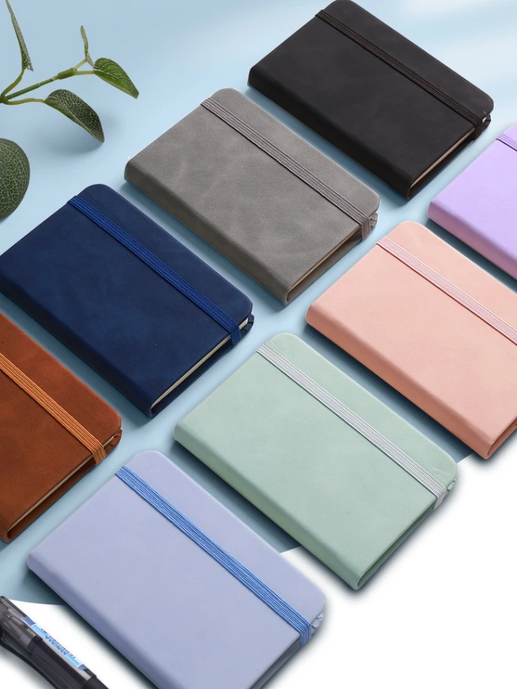 Solid‑Color A7 Pocket Notebook, Portable Mini Hardcover Memo Journal, Easy‑Carry Small Notepad for Daily Quick Notes