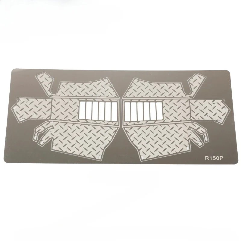 Symulowany metalowy zderzak przedni, płyta ochronna do modelu 1/10 RGT EX86020 Invader LC71, akcesoria