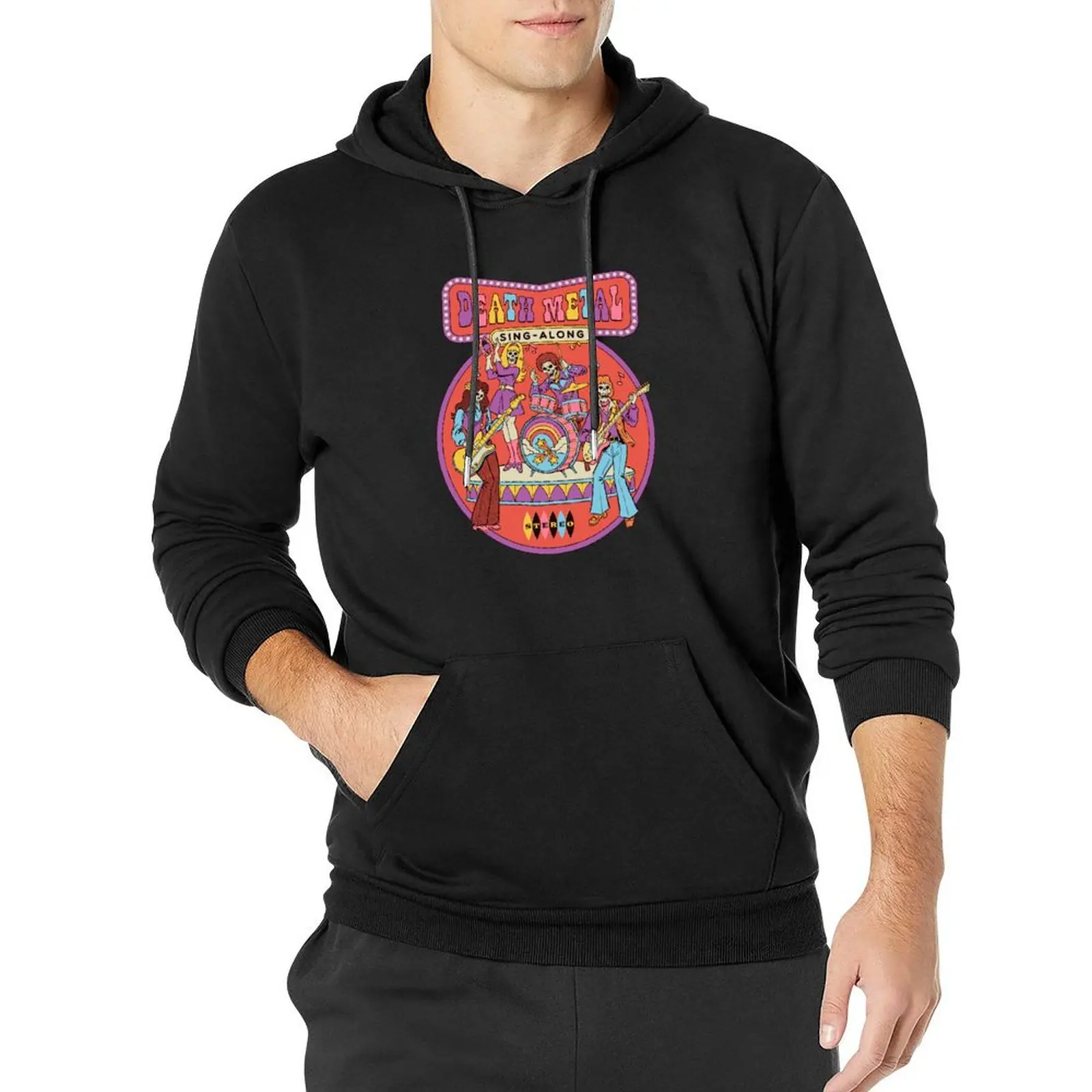 

Death Metal Sing-Along Pullover Hoodie autumn jacket men male clothes new hoodies and sweatshirts