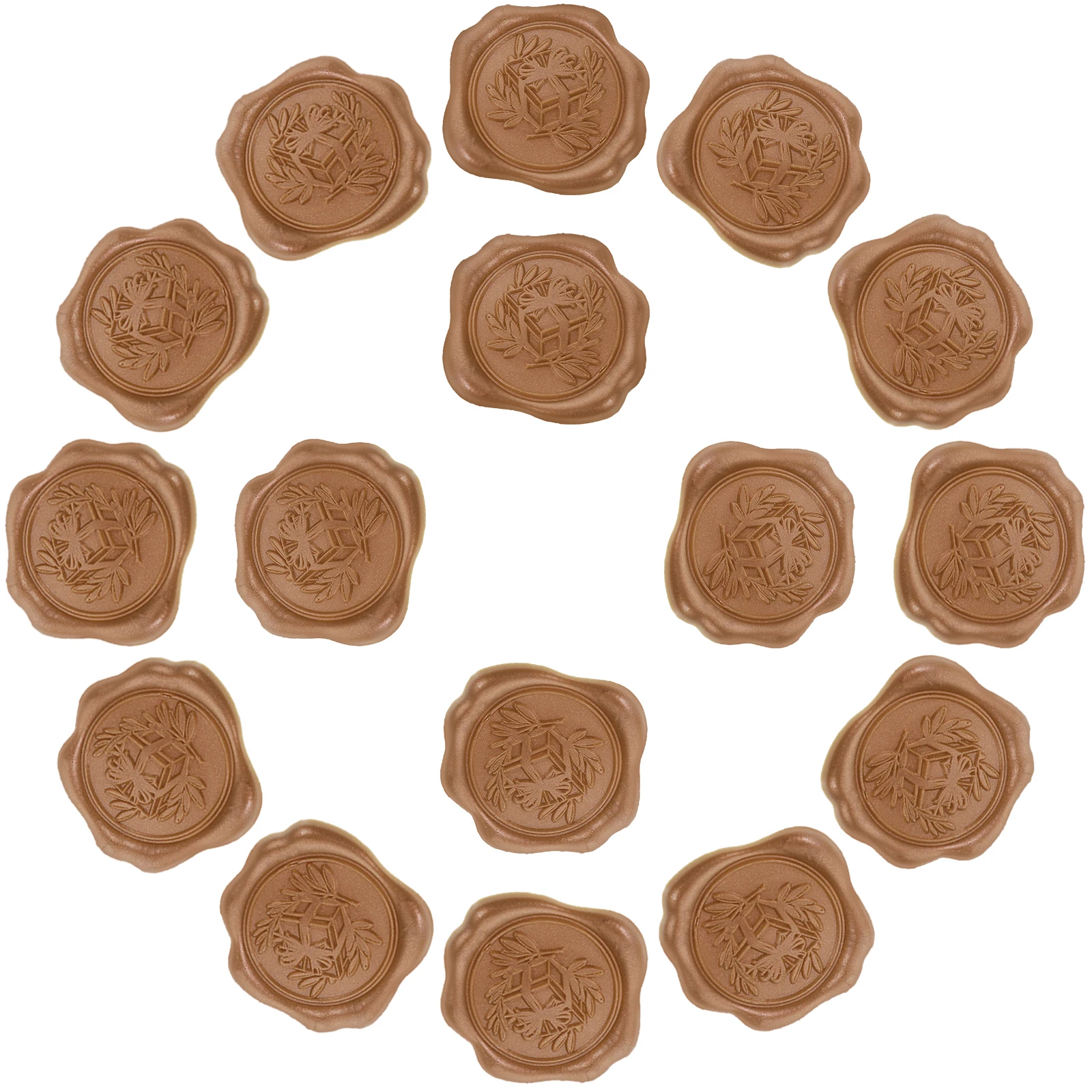 

60 Pcs Wax Seal Stickers Fire Paint Sealing Labels Adhesive Envelope Invitations Retro Colors Safe Stickers