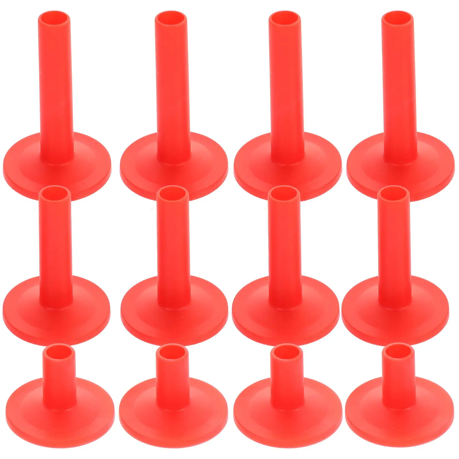 

12 Pcs Cymbal Sleeves Drum Accessories Set Percussion Instrument Kits Components Replacement Parts Plastic Lightweight Durable