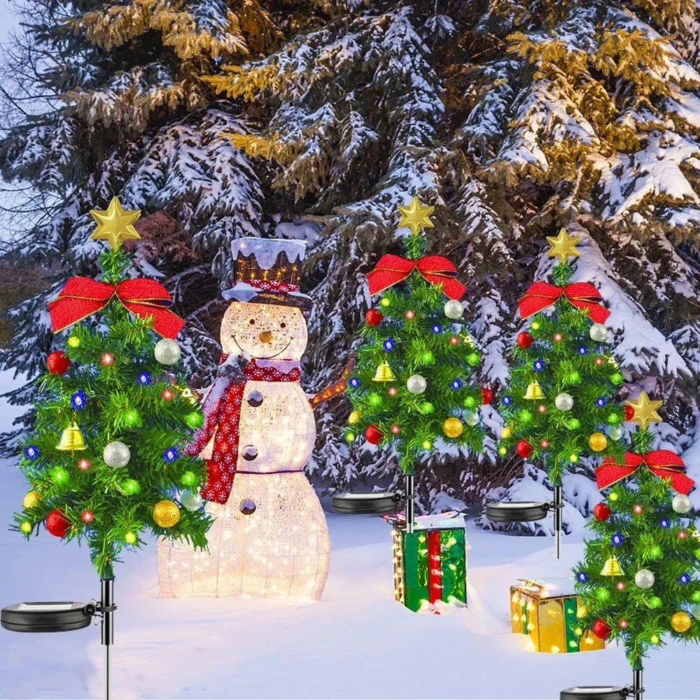 

Solar Simulation Christmas Tree Lights Outdoor Party Lawn Garden Terrace Porch Landscape Atmosphere Decorative Lights Waterproof