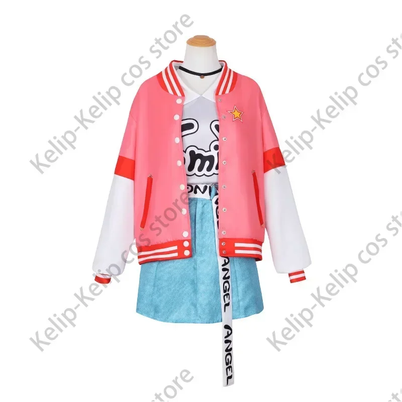 อะนิเมะ Miuk โครงการ Sekai สีสัน Stage Azusawa Kohane คอสเพลย์เครื่องแต่งกาย Carnival ฮาโลวีนเครื่องแต่งกายสําหรับผู้หญิงชายหญิง