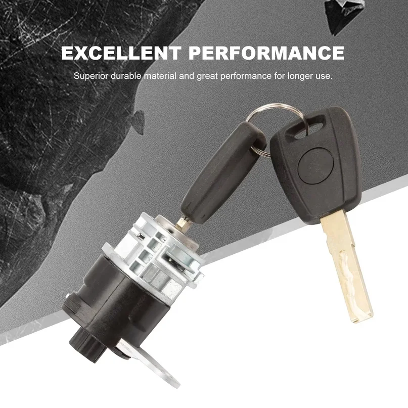 Car Rear Door Lock with 2 Keys Tailgate Lock for Boxer 2006- Ducato 2006- Jumper 2006- Doblo 2014- 4262SK