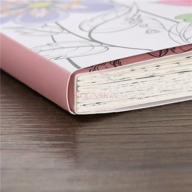 1book Coloring book flowers in the courtyard for adults, stress relieving flowers, graffiti, painting, and coloring