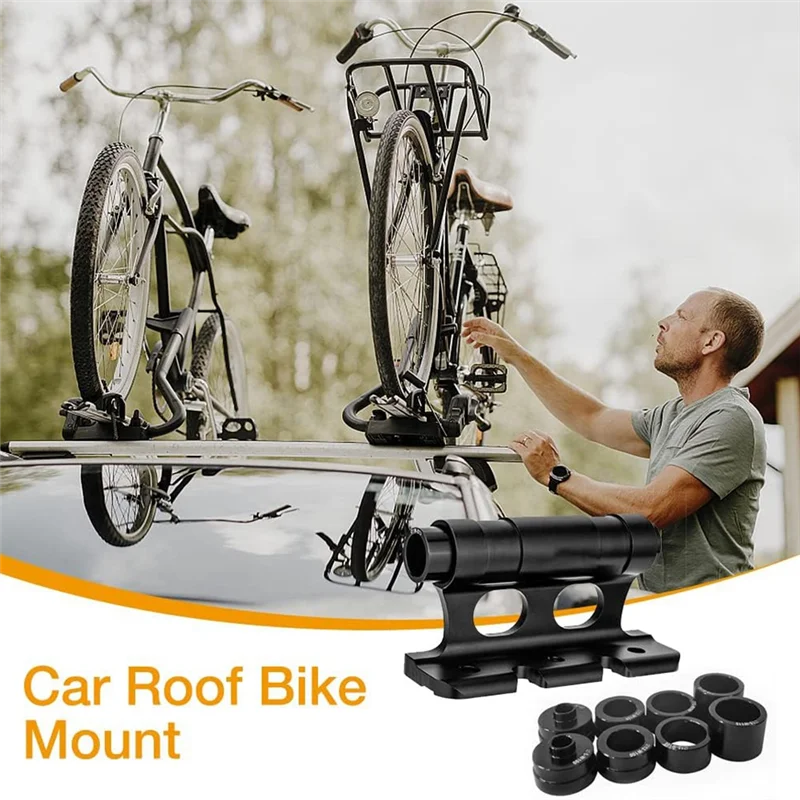 Bike Fork Mount, Bicycle Fork Mount Truck Block, Car Roof Rack Carrier, Quick Release Thru Axle Fitments