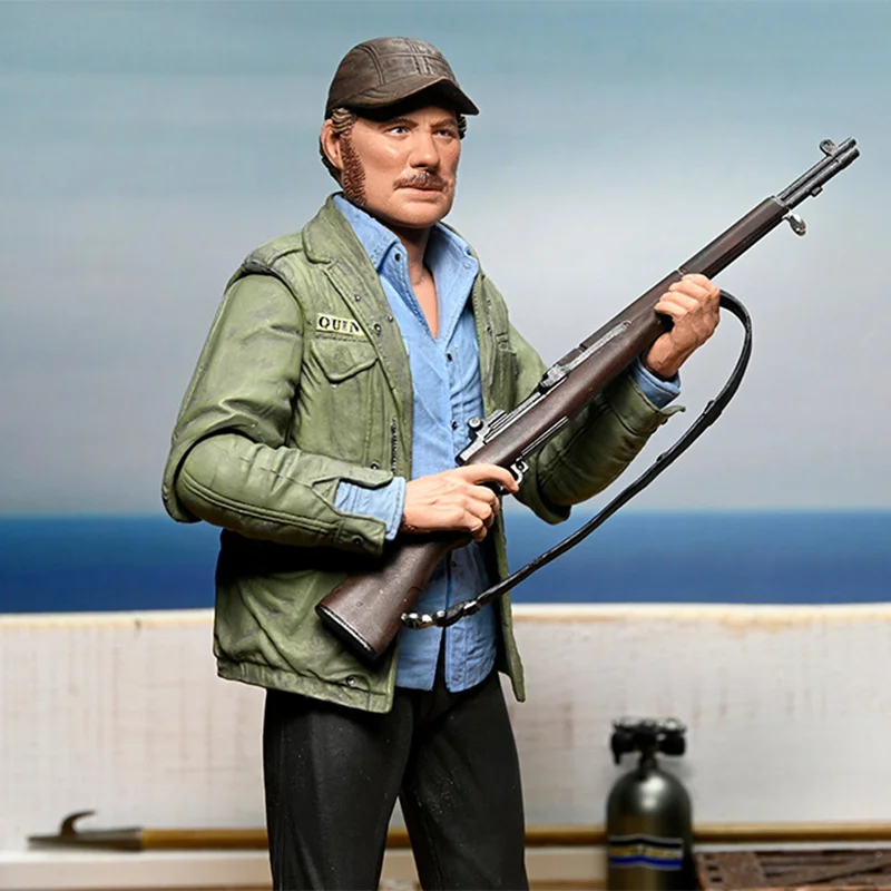 新在庫 Originai ネカ 50th ジョーズサムクイントアニメフィギュアネカ 03336 サメハンターサムクイントアクションフィギュアカスタムおもちゃギフト