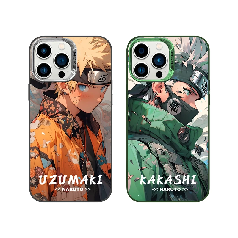 One Piece Naruto Kakashi Cool Case for IPhone 11 12 13 14 15 16 Pro Max Plus Cartoons Phone Cover Back Shell Toy Gift