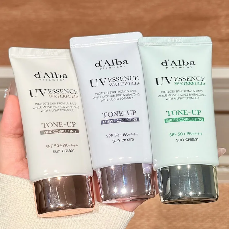 d'Alba SPF50+ Sunscreen Korean UV Essence Waterfull Sun Cream Solar Blocker Skin Cream Anti Block Facial Mild Moisturizer 50ml