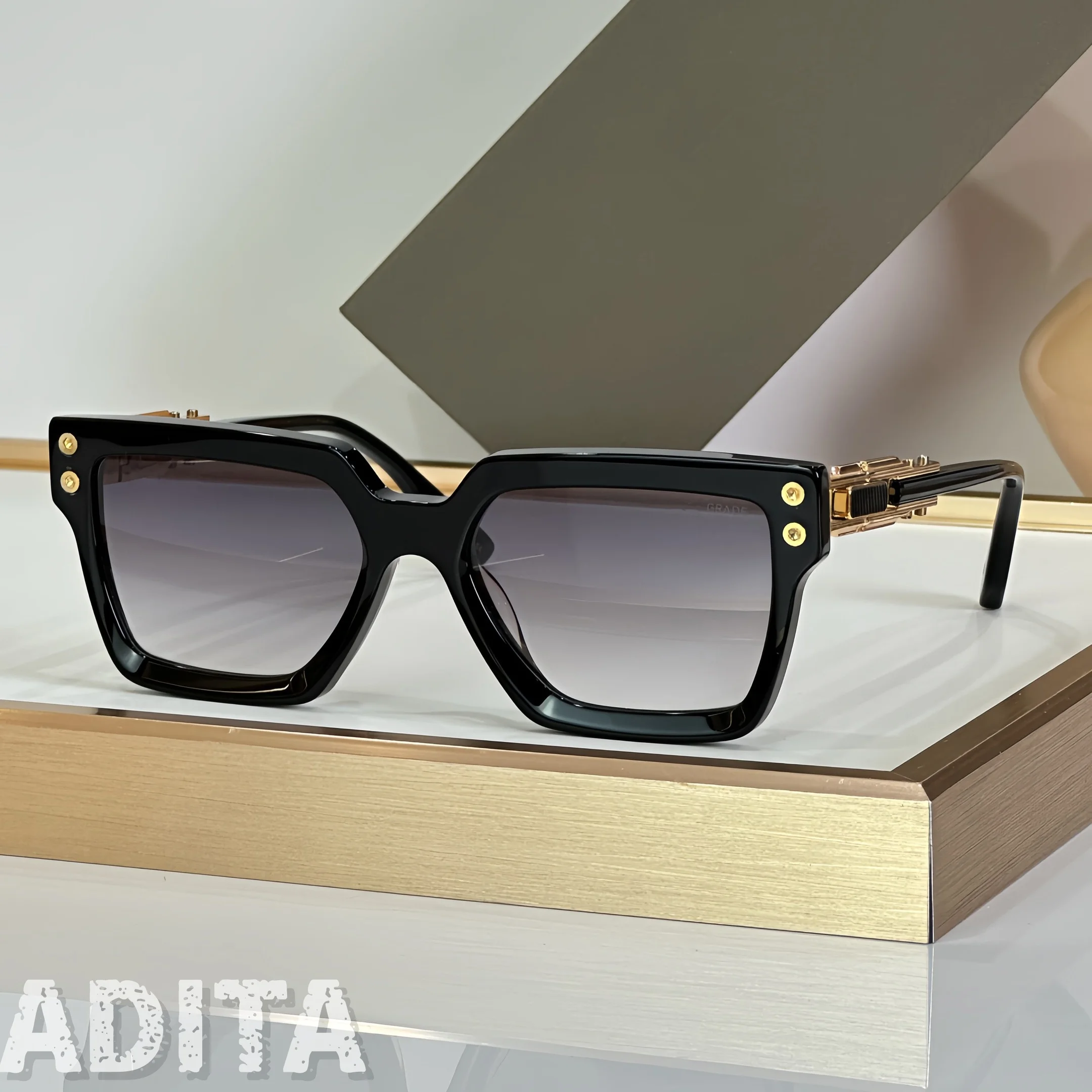 

ADITA GRADE DT611 Top High Quality Sunglasses for Men Classic Women Luxury Brand Designer Fashion sunglasses UV400 With box