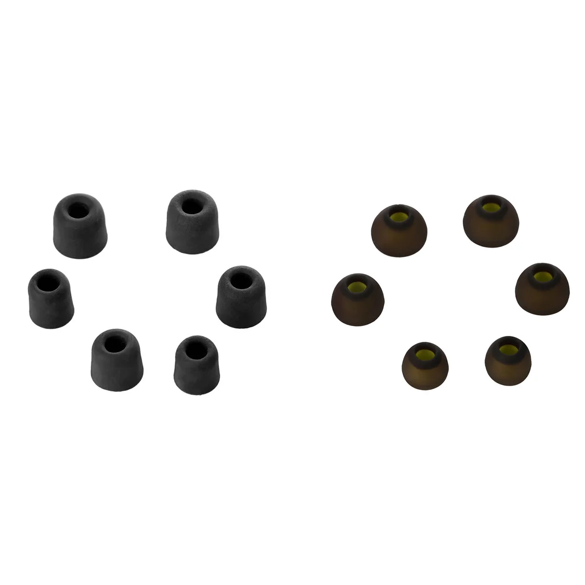 

1 set 1 Set Memory Foam Earbud Tips Black Silicone Noise Isolating Replacement Comfort Fit Ear Buds Covers Cap Hunting Gear
