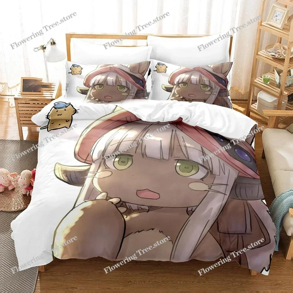 

Anime Made in Abyss Bedding Set Boys Girls Twin Queen Size Duvet Cover Pillowcase Bed Kids Adult Fashion Home Textileextile029
