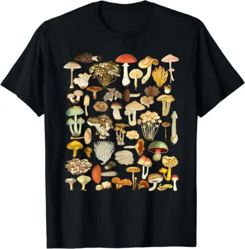 Mushroom Shirt Mycology Fungi Foraging Mushroom Whisperer Women T-Shirt Black