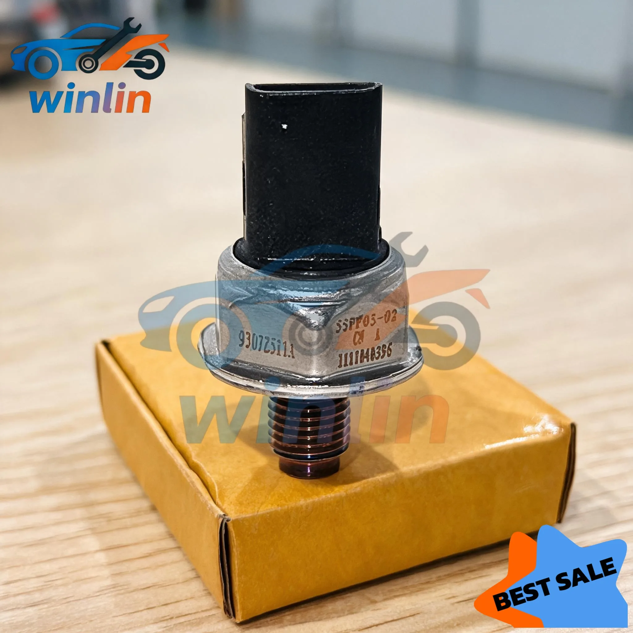 OEM 55PP03-02 9307Z511A Fuel Rail Pressure Regulator Sensor for Ssangyong Kyron 2.0 XDI, Jaguar X-TYPE 2.0/2.2 TDCI