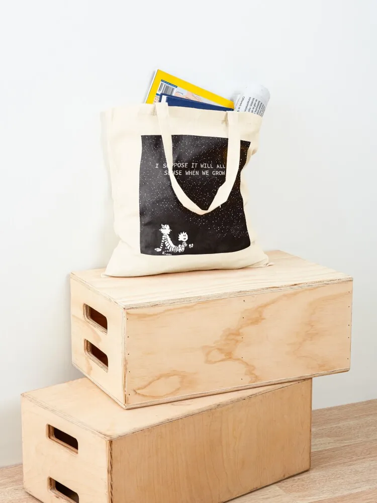 كالفين وهوبز ستارز حمل حقيبة تسوق شعار أكياس المتسوق حمل الحقائب المخصصة