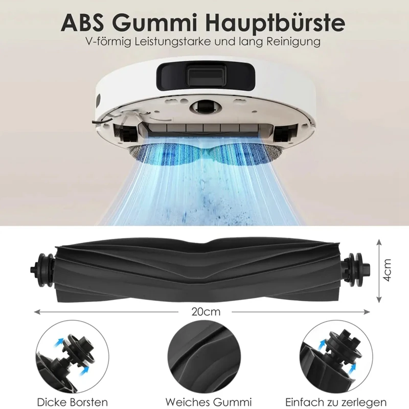 ロボット掃除機部品,ダストバッグ,メインブラシ,HEPAフィルター,Dreame l10s ultra,dreame l10spro用モップパッド